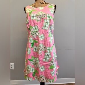 Lilly Pulitzer Delia Dress In Pretty Pink Tootie